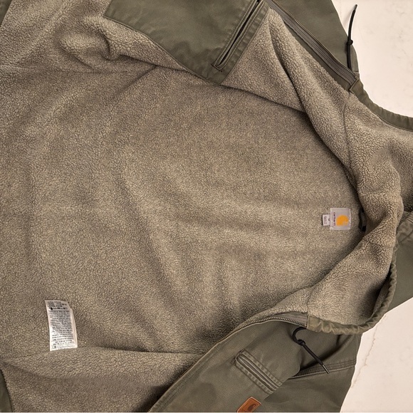 Carhartt J141 ARG (army green) hooded jacket - Picture 8 of 14